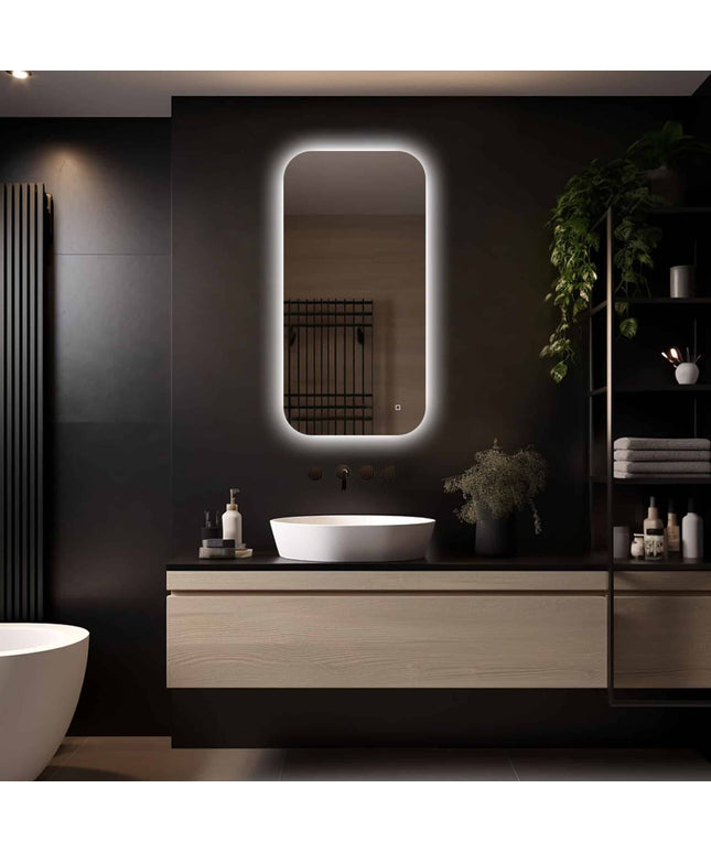 Loxa Moderna LED Spiegel 50 x 100 cm - Rechthoek