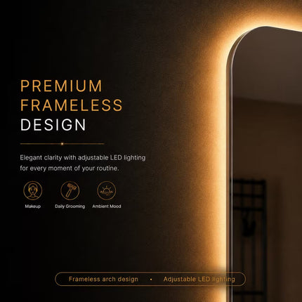 Loxa Moderna LED Spiegel 50 x 100 cm - Rechthoek - afbeelding 6