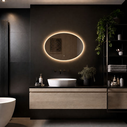 Loxa Rondo Ovale LED Spiegel 100 x 70 cm