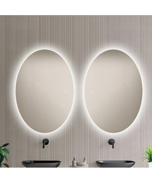 Loxa Rondo Ovale LED Spiegel 100 x 70 cm