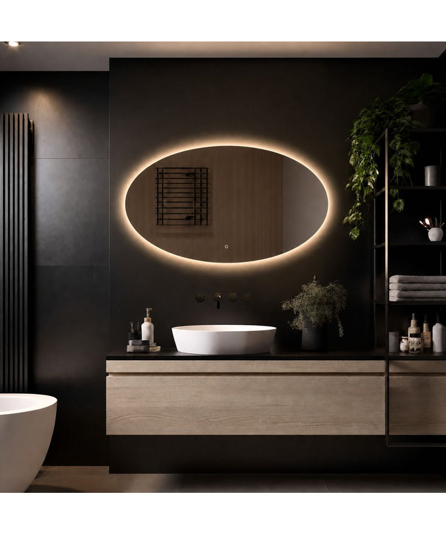 Loxa Rondo Ovale LED Spiegel 120 x 70 cm
