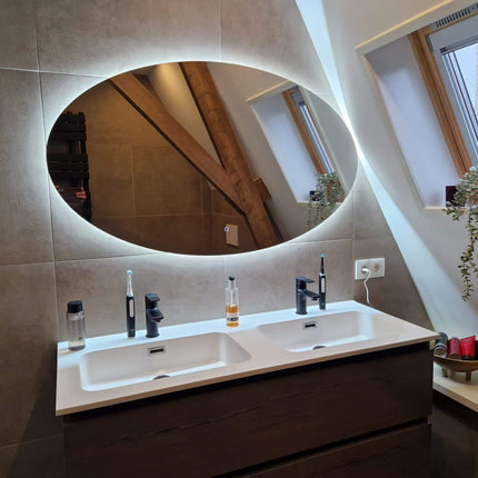 Loxa Rondo Ovale LED Spiegel 120 x 70 cm