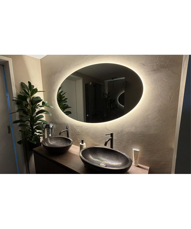 Loxa Rondo Ovale LED Spiegel 120 x 70 cm