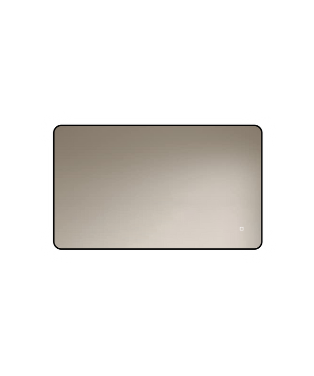 Loxa Valencia LED Spiegel 100 x 60 cm - Rechthoek, Zwarte Lijst