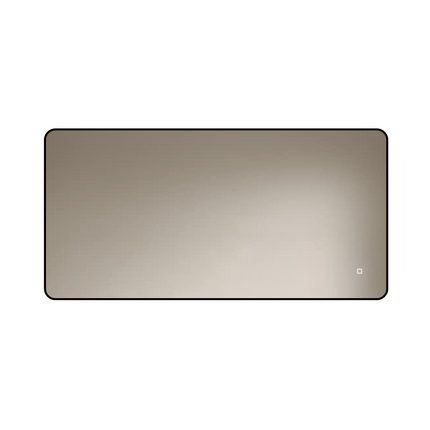 Loxa Valencia LED Spiegel 120 x 60 cm - Rechthoek, Zwarte Lijst