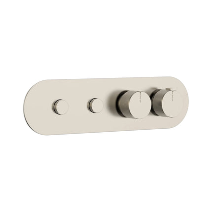 DutchLine - 2 Weg Push Thermostatische Afbouwdeel