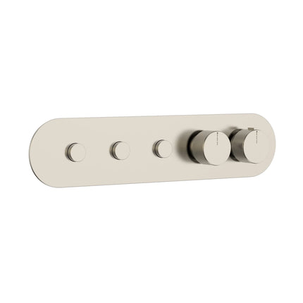 DutchLine - 3 Weg Push thermostatische Afbouwdeel