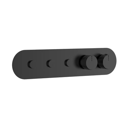 DutchLine - 3 Weg Push thermostatische Afbouwdeel