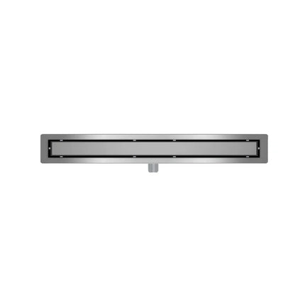 DutchLine - Douchegoot met flens en tegelrooster - RVS - 1600x70mm
