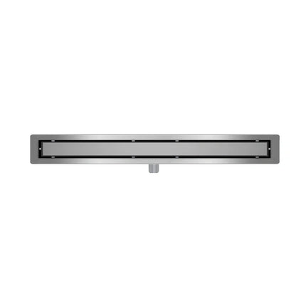 DutchLine - Douchegoot met flens en tegelrooster - RVS - 2000x70mm