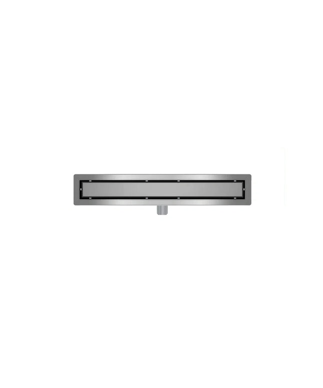 DutchLine - Douchegoot met flens en tegelrooster - RVS - 600x70mm