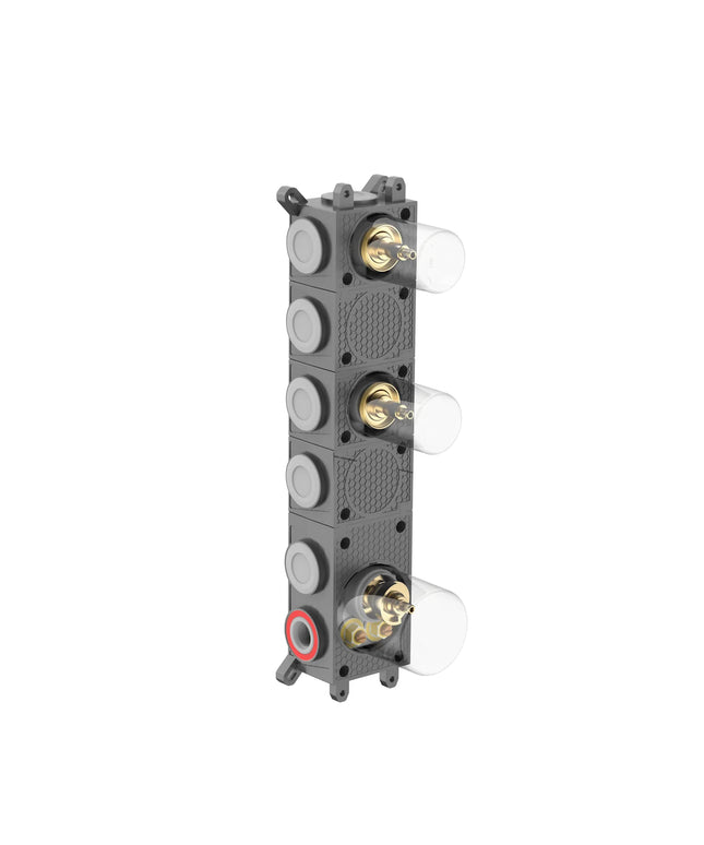 DutchLine - Grip 3-Weg Thermostische Douchemengkraan - Inbouwdeel