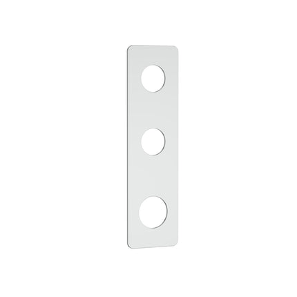 DutchLine - Grip 3-Weg Thermostische Douchemengkraan Afbouwdeel Afdekplaat