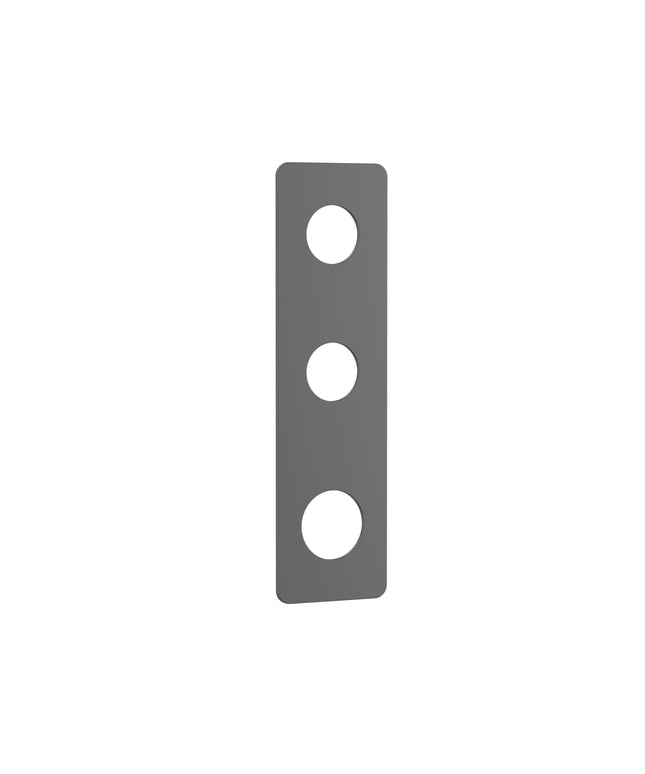 DutchLine - Grip 3-Weg Thermostische Douchemengkraan Afbouwdeel Afdekplaat