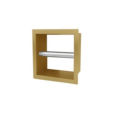 DutchLine - Losse Inbouw Toiletrolhouder - 160x160x122