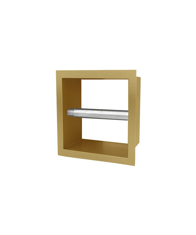 DutchLine - Losse Inbouw Toiletrolhouder - 160x160x122