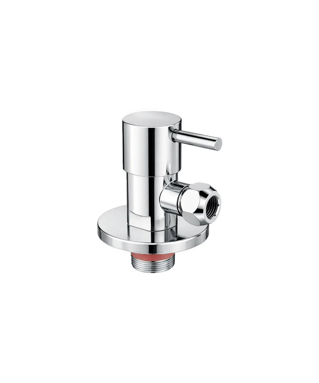 DutchLine Luxe Stopkraan – chroom – 1/2×3/8
