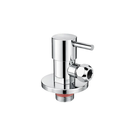 DutchLine Luxe Stopkraan – chroom – 1/2×3/8