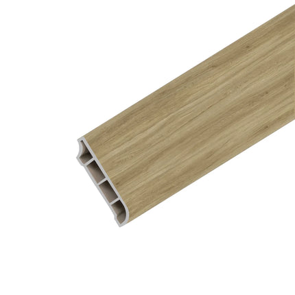 DutchLine - SPC Plint - Eiken Lichtbruin - 2400x60x12mm
