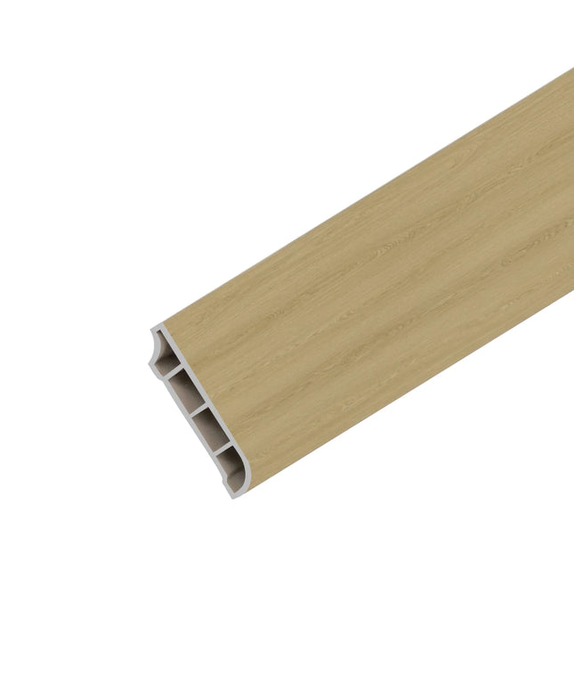 DutchLine - SPC Plint - Zacht Eik Warm Grijs - 2400x60x12mm