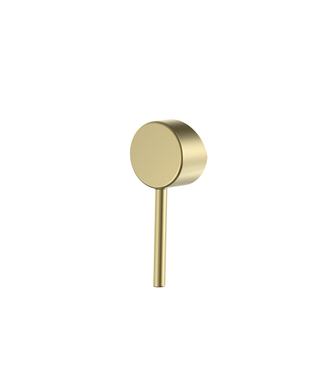 DutchLine - Smooth Losse Hendel Staaf T.B.V Inbouw Wastafekranen – Geborsteld Messing Goud