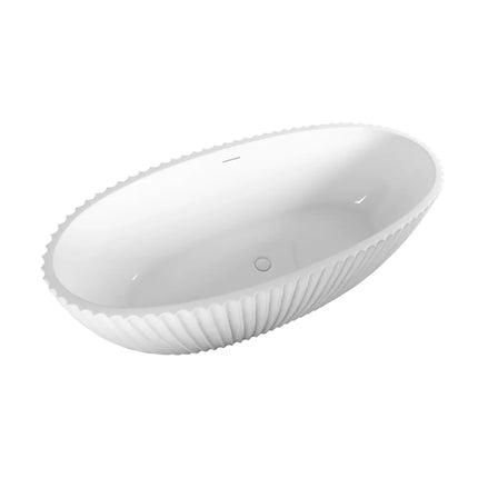DutchLine - Vrijstaand Bad Schelp - Glans Wit - 1800x800x580