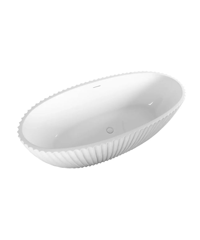 DutchLine - Vrijstaand Bad Schelp - Glans Wit - 1800x800x580