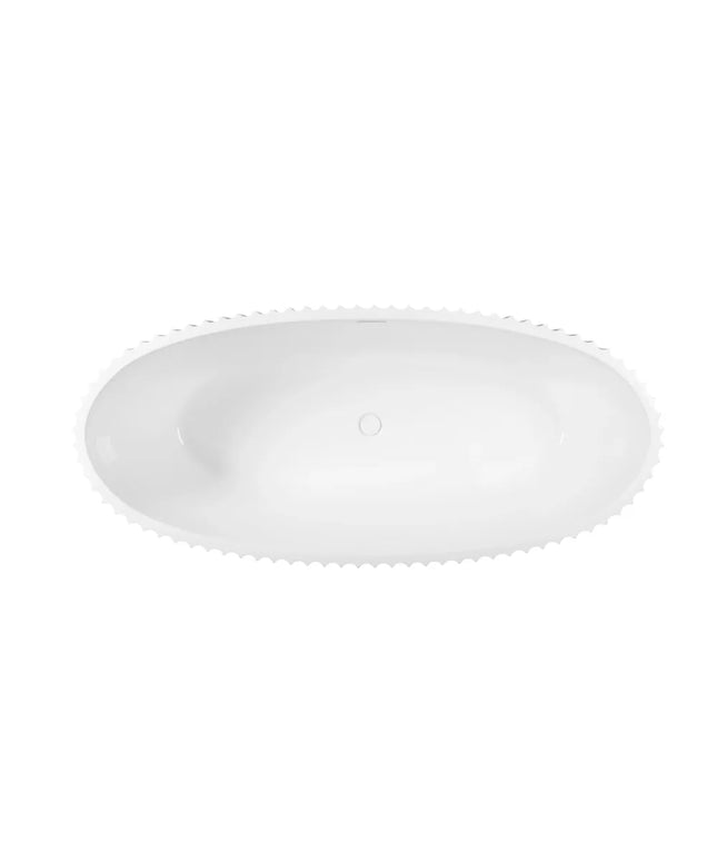 DutchLine - Vrijstaand Bad Schelp - Glans Wit - 1800x800x580