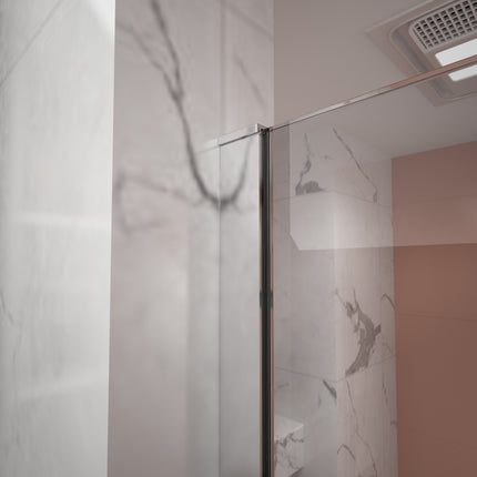 ALONI Eco Inloopdouche - 1000x2000mm - Chroom - Helder glas - afbeelding 2