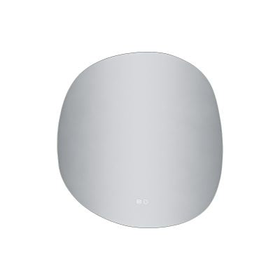 ALONI Espejo Pebble con iluminación LED - forma orgánica - anticondensación - regulable - 3000-6000K - 80x85 cm