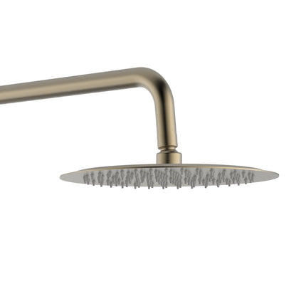 ALONI Optima Rondo Regendoucheset - Thermostatisch Opbouw - Geborsteld goud - afbeelding 4