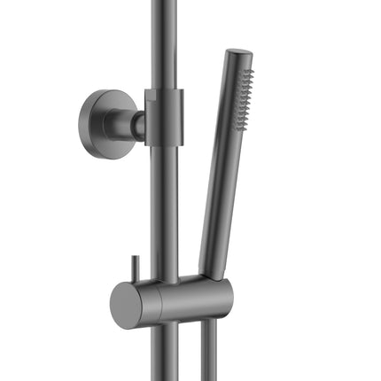 ALONI Optima Rondo Regendoucheset - Thermostatisch Opbouw - Gunmetal - afbeelding 3