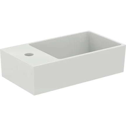 Lave-mains Ideal Standard Extra 45 cm trou robinet gauche – Blanc Céramique