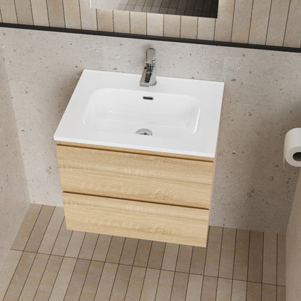 ALONI Liva Ensemble meuble de salle de bain - 60 cm - Chêne - image 2