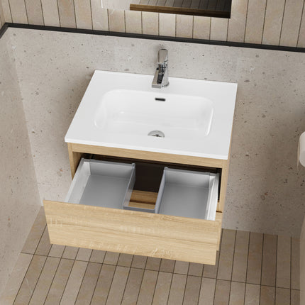 ALONI Liva Ensemble meuble de salle de bain - 60 cm - Chêne - image 3