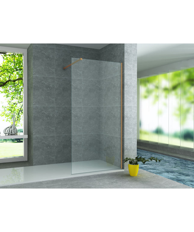 ALONI Muurprofiel - 2000x25mm - Geborsteld bruin brons - afbeelding 3