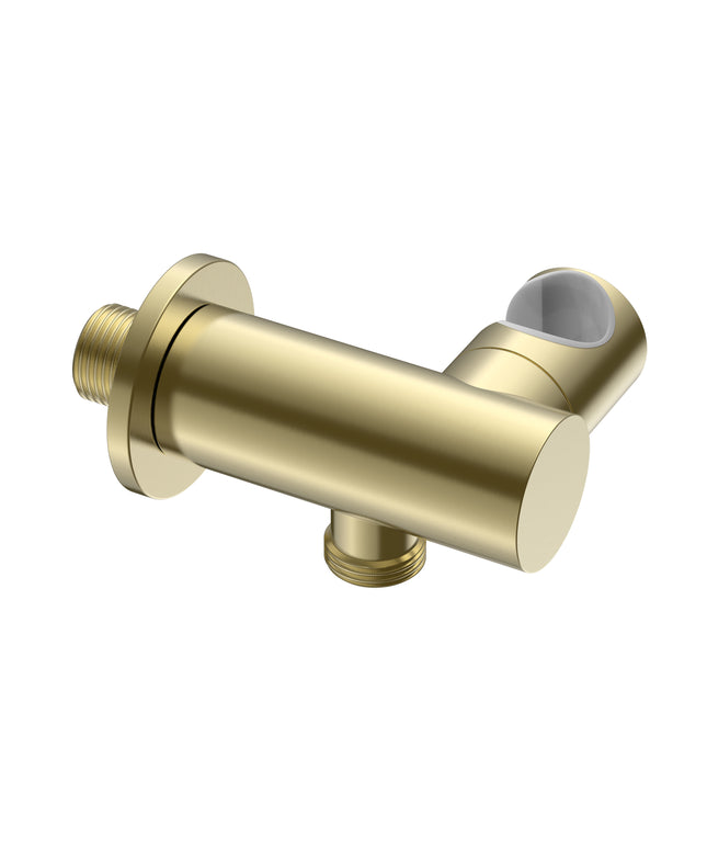UNIFORMA Rozet met wateraansluiting G1/2" - Opbouw - Geborsteld goud