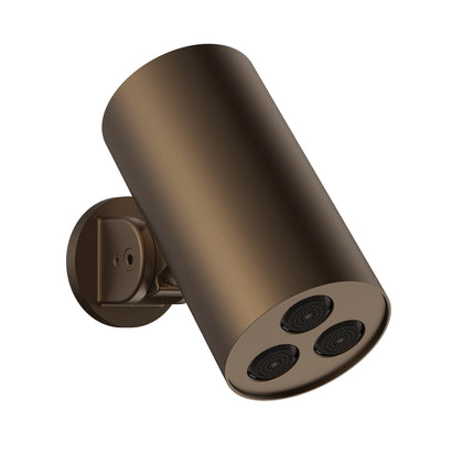 UNIFORMA Hoofddouche cilinder - Ø80mm - Geborsteld bruin brons