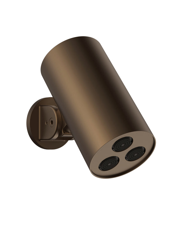 UNIFORMA Hoofddouche cilinder - Ø80mm - Geborsteld bruin brons