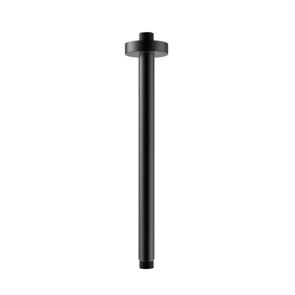 UNIFORMA Douchearm plafondbevestiging - 30 cm - Mat zwart
