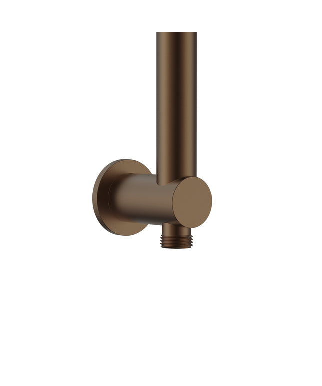 UNIFORMA Doucheglijstang met wateraansluiting - 69 cm - Geborsteld bruin brons - afbeelding 2