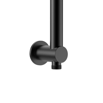 UNIFORMA Doucheglijstang met wateraansluiting - 69 cm - Mat zwart - afbeelding 2
