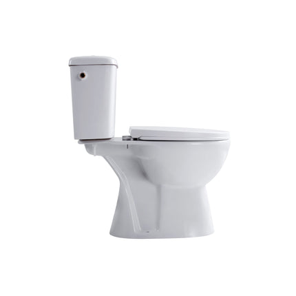 ALONI PRO duoblock floor-standing toilet – rimless – S-trap – floor outlet – reservoir – soft close seat – 4/6L – 39x73x67 cm – white