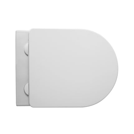ALONI Hangtoilet met bidet - 360° Flush randloos - Mat wit - 52,5cm - afbeelding 7