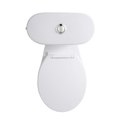 ALONI WC à poser duobloc avec fonction bidet - Sans bride sortie sol - 400x790x650mm - Blanc brillant - image 8