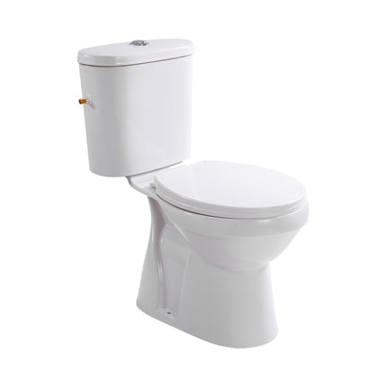 ALONI WC à poser duobloc avec fonction bidet - Sans bride sortie sol - 400x790x650mm - Blanc brillant - image 2