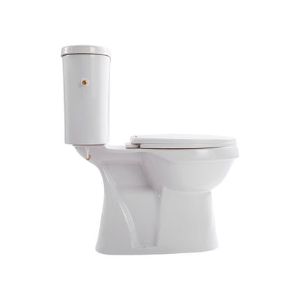 ALONI WC à poser duobloc avec fonction bidet - Sans bride sortie sol - 400x790x650mm - Blanc brillant - image 3