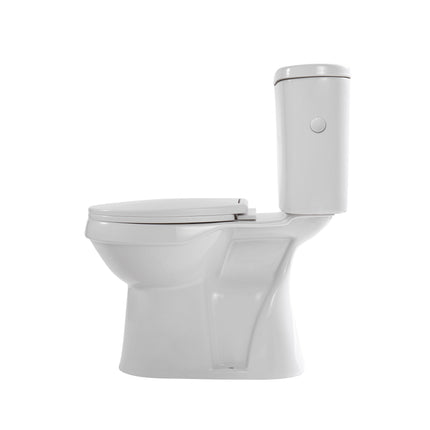 ALONI WC à poser duobloc avec fonction bidet - Sans bride sortie sol - 400x790x650mm - Blanc brillant - image 4
