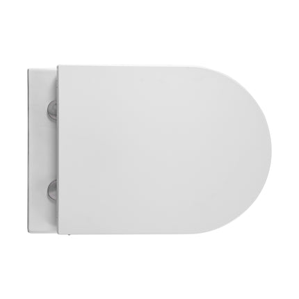 ALONI Hangtoilet met bidet Pro - Randloos met bidetkraan - Glanzend wit - afbeelding 6