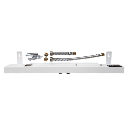 STELRAD ThermoBreeze Mittelanschlussset – 1000 mm – R1/2" – mattweiß – Mittelanschlusszubehör